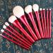 Buy Snow White Makeup Set - Red Brush Collection for Loose Powder Eye Shadow & Blush | International Shipping Available - Buy Online on GoSupps.com