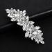 Silver Rhinestones Bridal Hair Clips French Crystal Glass Wedding Hair Hairpins for Bride Bridesmaids Hair Accessories