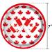 Red Maple Leaf Chinese Restaurant Paper Plate Family Theme Party Set Paper Cup Paper Tissue Paper Plate Knife Fork and Spoon Supplies 9 inch disc 24 - Buy Online on GoSupps.com