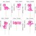 Cyodoos 36 Piece Dinosaur Cupcake Toppers Baby Dinosaur Cupcake Children's Birthday Party Cake Decorative Supplies Perfect for Dinosaur Parties and Boys and Girls' Birthday Party Decorative Supplies Pink - Buy Online on GoSupps.com
