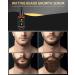 Beard Growth Kit: Derma Roller & 100% Natural Beard Oil Serum - Stimulate Beard, Mustache, and Hair Regrowth - Gifts for Men - Buy Online on GoSupps.com