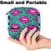 Pink Lips Leopard Menstrual Pad & Cup Pocket - Zippered Reusable Eco-Friendly for Teenagers & Women - Buy Online on GoSupps.com