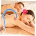 Beaupretty 2-Pack Hook Back Massage Device - Self Muscle & Foot Massage Tool Neck & Trigger Massage Handy 46.5x27cm Blue - Buy Online on GoSupps.com