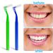 Skhaovs 60 L-Shaped Interdental Brushes - Yellow Dental Floss Brushes for Oral Hygiene | 60 Pieces for Effective Cleaning Between Teeth - Buy Online on GoSupps.com