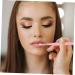 FRCOLOR Lip Brush Eyeshadow Brush Makeup Lip Brush Made of Silicone Lip Gloss Balm Applicator Lip Spoon Lipstick Brush with Cap Lip Forming Silica Gel Applicator Brush - Buy Online on GoSupps.com