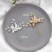 Unicra Silver Wedding Flower Hairpins - Bridal Headpiece Accessories (Pack of 3) for Elegant Brides - Shop Now! - Buy Online on GoSupps.com
