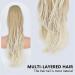 Ponytail Extension Ponytail Extension 26 Inch Long Wavy Multi-Layered Drawstring Ponytail Hair Extensions for Women Heat Resistant Synthetic Ponytail Hairpieces Ponytail Hairpiece for Women (Color : 26inches 184A - Buy Online on GoSupps.com