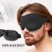 Sleep Mask with Moldex Earplugs - Adjustable Light Blocking Soft Bamboo Fabric & Memory Foam | Comfortable for Men & Women - Buy Online on GoSupps.com
