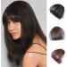 Glamza Clip In Fringe - Black Sideburns Bangs Hairpiece Topper - Buy Online on GoSupps.com