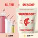 SUPEROOT 100% Natural Detox Electrolytes | Ginger & Citrus Flavor | Caffeine Free Sugar Free | Boost Immunity & Hydration | 30 Servings - Buy Online on GoSupps.com