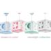 Dalber Fluorescent Hanging Lamp Moon and Star - Grey 63232E | Stylish Kids Lighting for Global Shipping - Buy Online on GoSupps.com