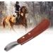 Arsor Double-Edged Hoof Knife | Wooden Handle Farrier Tool for Equine Grooming - Slipproof Oval Hoof Scissors & Multi-Purpose Claw Cutter for Horses & Donkeys - International Shipping Available - Buy Online on GoSupps.com