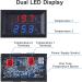 Buy FBBULES Dual Display LED Thermometer with Waterproof Probes | DC4-28V Sensor for Aquarium Fish Pool & Fridge - Red & Blue 48x29x2mm - Buy Online on GoSupps.com