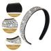 Sibba Rhinestone Wide Hair Band - Bridal Wedding Fashion Headpiece - Buy Online on GoSupps.com