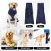 Buy Lianzimau Large Dog Fleece Sweater - Warm Winter Coat for Small & Medium Dogs - Cozy Dog Jacket (1 Pack) - Blue - Buy Online on GoSupps.com