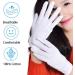 Moisturizing Gloves for Over Night Bedtime | Premium Cotton | Eczema Dry Sensitive Skin Therapy | Secure Wristband | One Size Fits Most - 6 Pairs - Buy Online on GoSupps.com