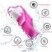 YEALIFE Silicone Body Scrubber 2 in 1 Body & Hair Brush for Shower - Purple & Green - Buy Online on GoSupps.com