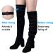 Wisdompro Knee Boot Straps - Adjustable Elastic Belt (1 Pair) with 12 Bonus Adhesive Tape Hook Stickers - Buy Online on GoSupps.com