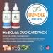 MEDIQUICK Skin and Wound Treatment Bundle | First Aid Healing Mist and Hydrogel Drops | Cool and Soothe Minor Cuts and Burns Scrapes Abrasions Itch Bites Inflammation (Duo Care Pack) - Buy Online on GoSupps.com