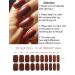 TrueShei Red Shimmer UV Gel Nail Foils | 20PC Self-Adhesive Nail Films | Stylish Gel Stickers & Gellack Wraps for Stunning Nails - Buy Online on GoSupps.com