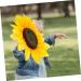 Gadpiparty 2pcs Holding Sunflower in Hand Children Playthings Sunflower Shaped Cloth Sunflower Head Ornaments - Buy Online on GoSupps.com