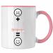 Trendation - Acupuncture Mug Gift for Acupuncture Lovers Funny Gift Idea :(+ Acupuncture :) Birthday (Pink)