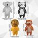 Yoyiag 4pcs Animal Ceramic Drawer Handles | Fun Furniture Buttons for Kids' Rooms & Kitchens - Unique Cabinet Knobs - Buy Online on GoSupps.com