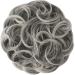 FESHFEN Large Gray Messy Hair Bun Scrunchies | Curly Synthetic Gray Hair Extensions for Women - Buy Online on GoSupps.com
