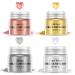 Nomeca Luster Dust Edible Set - 4 Colors Food Grade Shimmer Cake Dust Metallic Food Coloring Powder Glitter for Cake Decorating Baking Fondant Gumpaste Chocolate Candy Drinks Cookie (3g/Bottle) (L)