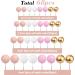 68PCS Mini Balloon Cake Topper Set for Wedding & Baby Shower Decor - Coffee/Pink/Gold/White - Buy Online on GoSupps.com
