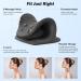 MOILO Manual air bag neck stretcher neck and shoulder relaxer enhanced traction pillow design height adjustable for relieving cervical neck pain can be used on both sides (Black) - Buy Online on GoSupps.com