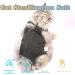 Clrybo Katzenbody for Cats | Post-Surgery Recovery Suit | Medical Surgical Shirt in Gray - Size M | International Shipping Available - Buy Online on GoSupps.com