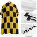 Yellow Black Chessboard Hair Cutting Cape Apron - Professional Salon Hairdressing & Barber Cape with Snap Closure - Buy Online on GoSupps.com