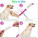 Auauy LED Light Neck Band for Dogs & Cats - Adjustable USB Rechargeable Waterproof Silicone Collar with 4 Modes (Pink) | Pet Safety Gear - Buy Online on GoSupps.com