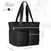 Fasrom Nurse Tote Bag with Laptop Sleeve - Ideal for Nurses and Medical Assistants - Black (Patent Design) - Buy Online on GoSupps.com