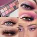 AMY'S DIARY Pink Eyeshadow Palette - 12 Shimmer Mauve Colors | High Pigmented & Long Lasting Eye Shadows | Blendable Palette | Buy Now! - Buy Online on GoSupps.com