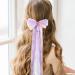 Husalsea Stylish Large Purple Bow Soft Ribbon Suitable for Women and Girls - Buy Online on GoSupps.com