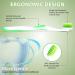 Rotating Brush 360 Rotation Extra Soft Toothbrush for Adults and Kids - Gentle Manual Adjustable with Soft Bristles - Green - Buy Online on GoSupps.com