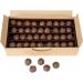 Box of 1kg of "Vanessa" - A dark chocolate truffle infused with Grand Marnier - Box of Chocolates - Box of Chocolates - Buy Online on GoSupps.com