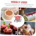 HAKIDZEL 5pcs 2023 Graduation Visa Insertion Decorative Cupcake Toppers Graduation Dessert Toppers Graduation Cap Grad Cupcake Topper Graduation Cake Decors Red Paper Cup Props Red 13x11.4cm - Buy Online on GoSupps.com