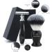 Premium Shaving Brush Set with Double Safety Razor for Men's Beard & Facial Care - International Shipping - Buy Online on GoSupps.com