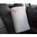 Breast and Chest Buddy Mastectomy Pillow & Seatbelt Cushion | Soft Gray with Pink Ribbon | Ideal for Mastectomy & Reconstruction Support - Buy Online on GoSupps.com