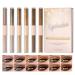 Liquid Eyeshadow 6 Piece Double Sided Long Lasting Waterproof Eye Beauty Cosmetics Liquid Eyeshadow For Women Teens Beginners Daily Travel Dating Party Work Wedding