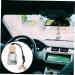 GLEAVI 1pc Perfume Bottle Carafes Accessories Automotive Alentine Hanging Glass Essential Oil Bottle 1 count (Pack of 1) Black - Buy Online on GoSupps.com