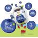 Nu U Nutrition Gummies Enfants Fer & Vitamine C - 120 Oursons G lifi s V gan Go t Myrtille - Compl ment Alimentaire pour Enfants 5 ans et + - Fer 7mg + Vitamine C 10mg - Soutien nergie et Immunit  - Buy Online on GoSupps.com