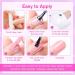 Shining She Gel Nail Polish Set - 10 Colors Purple Pink Rose Shimmer Glitter Kit for Salon & DIY - 8ML Soak-Off UV/LED Gel Polish Gift - Buy Online on GoSupps.com