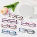 Kerecsen 6-Pack Blue Light Blocking Reading Glasses for Men & Women - Spring Hinge Computer Eyeglasses (1.5x 6 Mix Colors - Buy Online on GoSupps.com