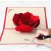 VUDECO 3D Pop Up Rose Anniversary Mother's Day Happy Birthday Card - Love Flower Greeting Card for Valentines Day, Thinking of You - Envelope Included, Perfect for Mom, Grandma, Husband, Wife, Women, Parents - Buy Online on GoSupps.com