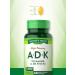 Nature's Truth Vitamin A D K Supplement 60 Softgels Non-GMO Gluten Free A D3 K1 K2 - Buy Online on GoSupps.com