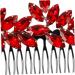 minkissy Bridal Headwear Hair Combs for Wedding Hair Side Comb Bridal Hair Comb Wedding Hair Clips for Brides Hair Comb Clips Rhinestone Hair Combs Hair Combs for Women Accessories - Buy Online on GoSupps.com